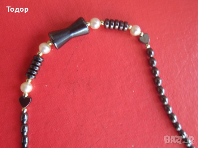 Страхотно колие перли и камъни 2, снимка 3 - Колиета, медальони, синджири - 36933882