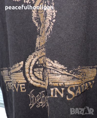 Behemoth T Shirt Messe Noire Band Logo Official Merch - мъжка метъл тениска  размер 2XL, снимка 7 - Тениски - 44117183