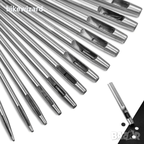 12 бр.  вложки за дупки в кожа и др. НОВИ