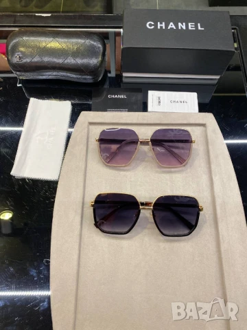 очила с черен обикновен калъф и кутия chanel