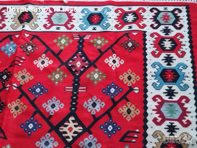 Котленски, Чипровски килим, нов, ръчно тъкан по поръчка, 100 % вълна, снимка 5 - Други ценни предмети - 51869621