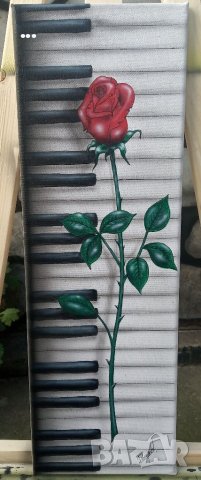 Картина рисувана с акрилни бои на платно канава рамка 60/20/2см , снимка 2 - Картини - 38104819