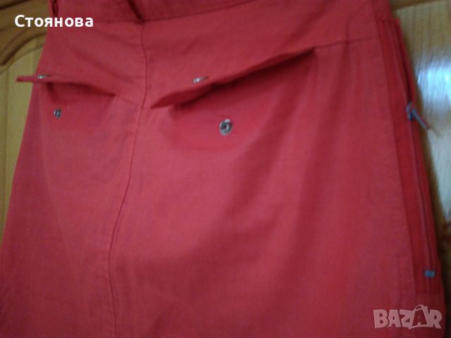 Спортно-елегантна червена пола, снимка 9 - Поли - 37138902