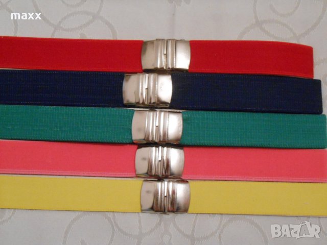 Ластични колани тесни 01, снимка 6 - Колани - 28787651