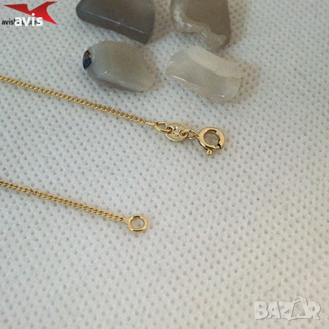 Синджир с 14К златно покритие 254563, снимка 3 - Колиета, медальони, синджири - 52953729