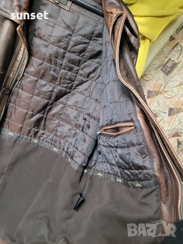 кожено мъжко яке,тъмнокафяво ARMA(  1000€ в интернет сайтове), снимка 10 - Якета - 43836121