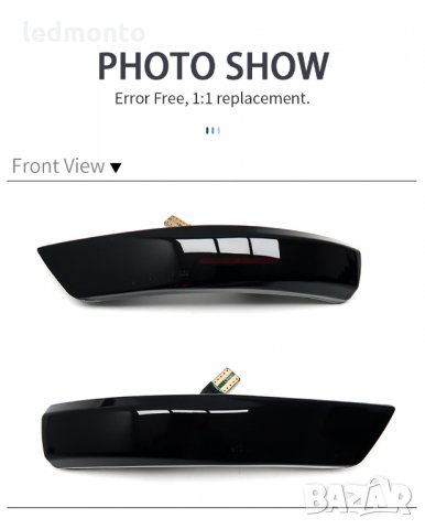 мигачи LED индикатор, бягащ мигач огледало, Led мигачи за огледала  Ford Focus, Mondeo, снимка 6 - Аксесоари и консумативи - 33121268