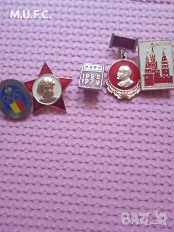 Значки СССР Москва Ленин.Оригинални, снимка 6 - Колекции - 52855937