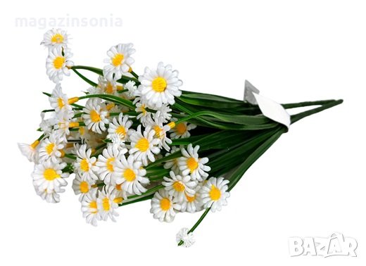 Букетче страхотни изкуствени маргаритки за декорация, снимка 5 - Изкуствени цветя - 40353587