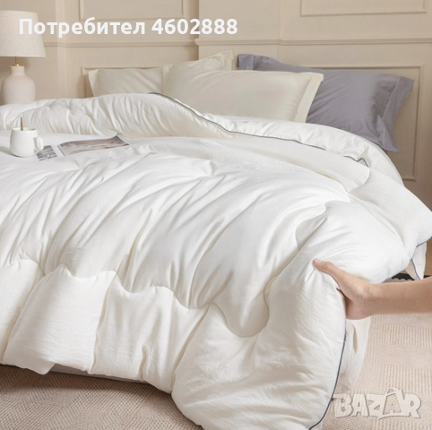 Зимен юрган с овча вълна 160x200 см – Топлина и комфорт за студените нощи, снимка 3 - Олекотени завивки и одеяла - 52856049