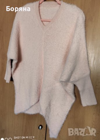 НАМАЛЕН - Нов пухкав пуловер бутик Vision, снимка 3 - Блузи с дълъг ръкав и пуловери - 38572663