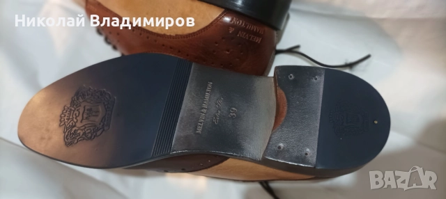 Обувки нови официални Melvin Hamilton мъжки 39 номер, снимка 3 - Маратонки - 52789208