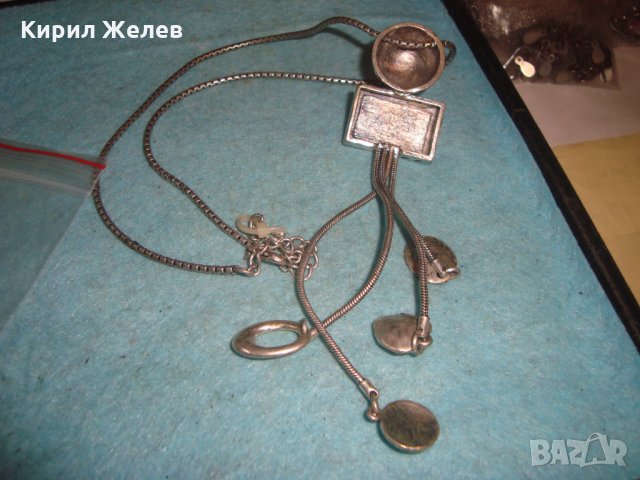 ПОСРЕБРЕН СЕДЕФЕН АРТ ФЕШЪН МЕДАЛЬОН КОЛИЕ с КРАЛСКИ СЕДЕФ 17490, снимка 8 - Колиета, медальони, синджири - 35272227