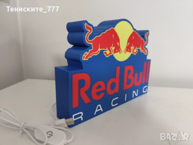 3д лампа Red Bull, снимка 3 - Лед осветление - 52082598
