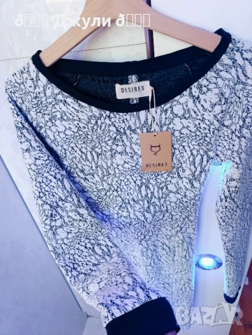 Стилна рокля с мраморен ефект, снимка 9 - Рокли - 51813950