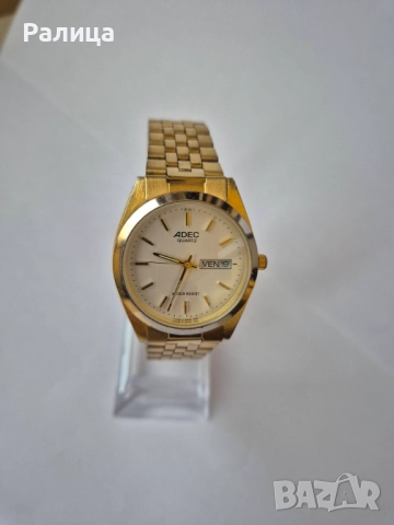 Японски кварцов часовник Adec с ден и дата