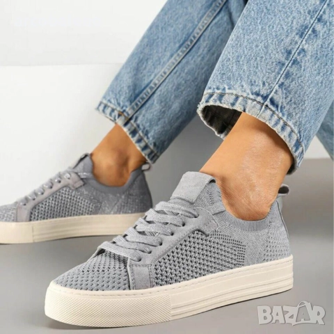 Дамски ниски маратонки, 2цвята , снимка 2 - Маратонки - 51534682