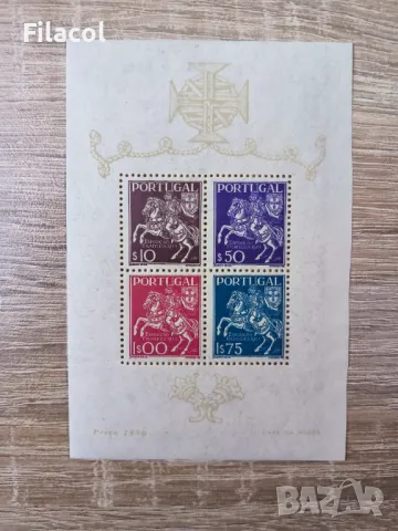 Португалия 1944 г. Филателна изложба MNH блок
