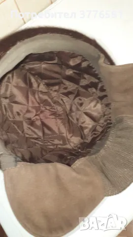 Дамска зимна шапка от естествен косъм , снимка 3 - Шапки - 48805849