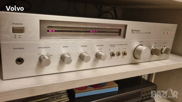 Усилвател Hitachi HA 4500, снимка 3 - Ресийвъри, усилватели, смесителни пултове - 50716272