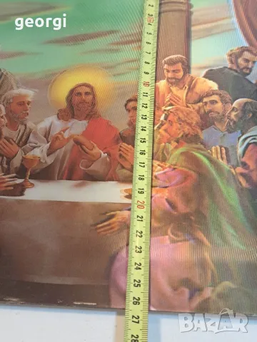 3D картина на тайната вечеря    16/4, снимка 6 - Картини - 48990242