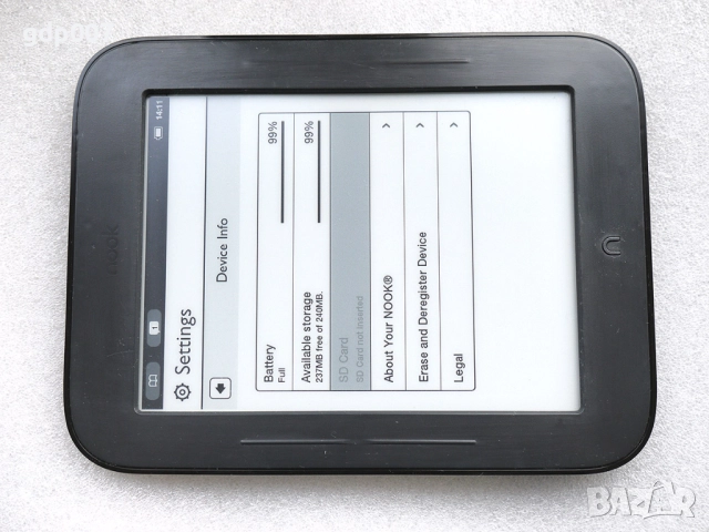 6" NOOK елекронна книга / електронен четец / e-reader , снимка 4 - Електронни четци - 51869804