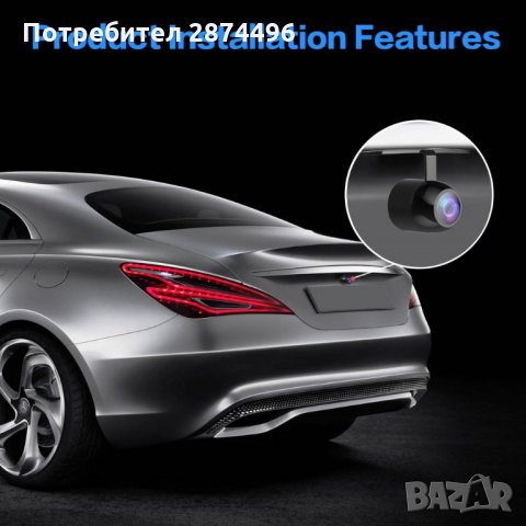 332 Универсална камера за задно виждане за кола, снимка 3 - Аксесоари и консумативи - 34568133