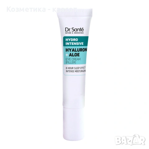 Dr. Sante HYDRO INTENSIVE Околоочен крем Хиалурон + Алое, 15 мл