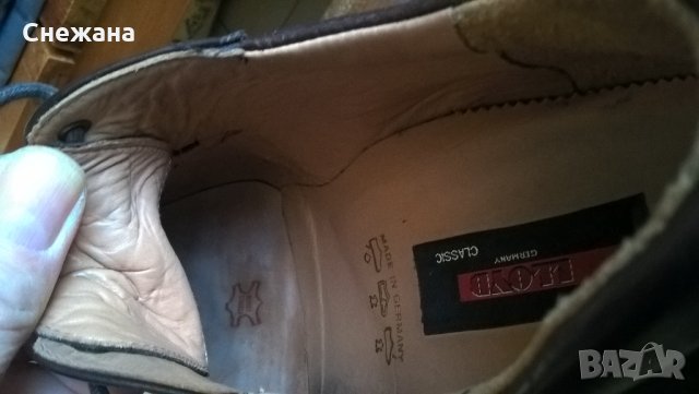 мъжки обувки спортно-елегантни 41 LLOYD Made in Germany, снимка 12 - Спортно елегантни обувки - 27491619