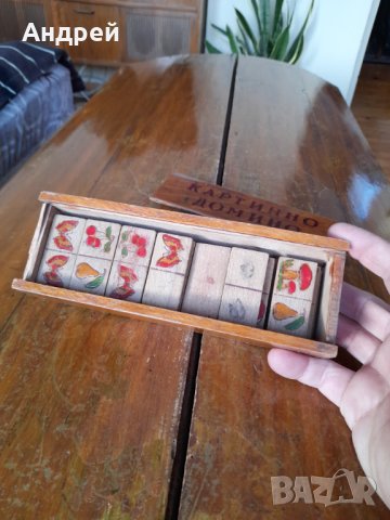 Старо Картинно Домино, снимка 2 - Други ценни предмети - 43836497