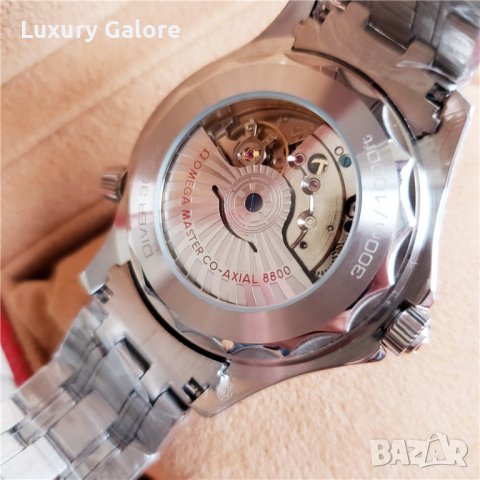 Мъжки часовник OMEGA Seamaster Diver 300M Master Co-Axial Black Dial с автоматичен механизъм, снимка 5 - Мъжки - 37995280