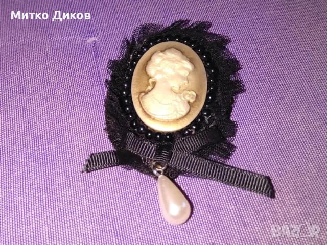 Брошка Камея нова с висулка , снимка 2 - Други - 49923699