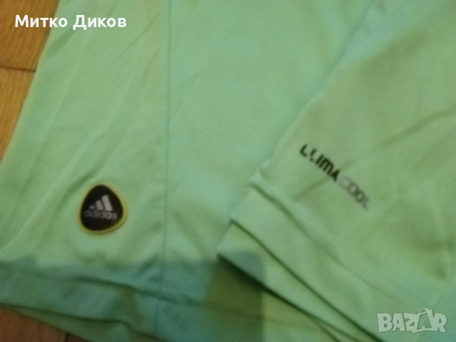 Челси футболна тениска маркова на Адидас №8 Франк Лампард с баджове Шамп. Лига дълъг ръкав размер С, снимка 2 - Футбол - 51556185