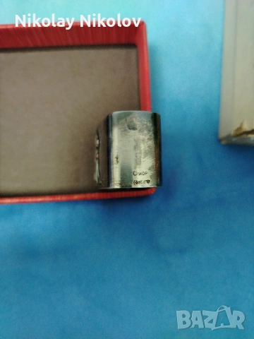 сребърен сълфетник, снимка 5 - Други ценни предмети - 53143808