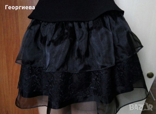 Черна официална(бална) рокля 👗🍀🌹 S р-р👗🍀🌹арт.500, снимка 5 - Рокли - 26920796
