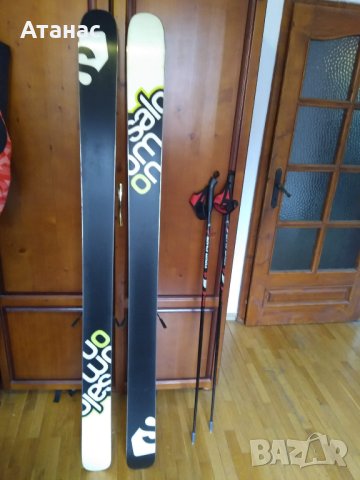 Фрирайд ски Salomon Tsar 174 + автомати Naxo + колани, снимка 4 - Зимни спортове - 43513075