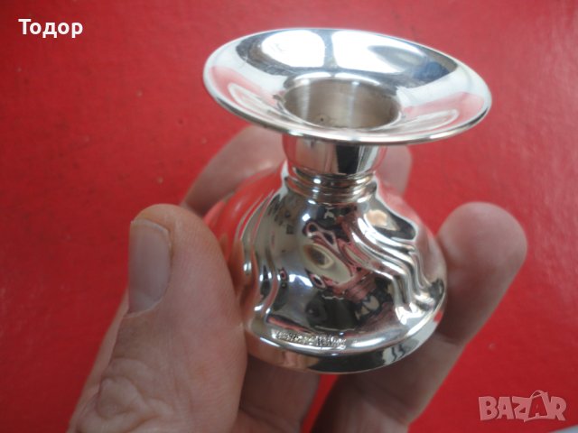 Невероятен сребърен свещник 2, снимка 2 - Други ценни предмети - 43007272