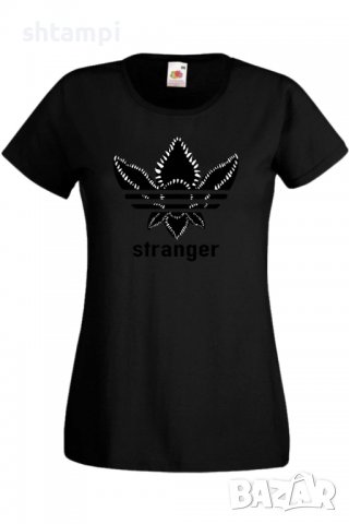 Дамска Тениска Stranger Adidas,Филм,Сериал,адидас,ADIDAS, снимка 2 - Тениски - 37314458