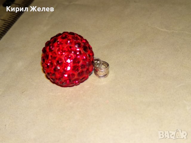 БЛЕСТЯЩО КРИСТАЛНО АРТ МЕДАЛЬОНЧЕ СРЕБРО 925 ПЕНДАНТ ТОПЧЕ за КОЛИЕ 28752, снимка 11 - Колиета, медальони, синджири - 39267353