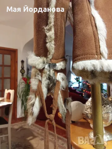 Намалено на 30 лв. Топло кожухче от еко-кожа, размер L.Цена 35,00 лв., снимка 3 - Якета - 48392406