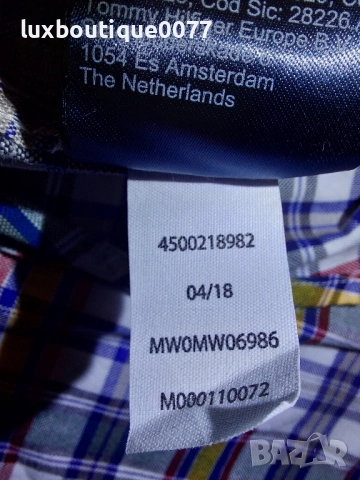 Риза Tommy Hilfiger L regular fit, снимка 6 - Ризи - 51636406