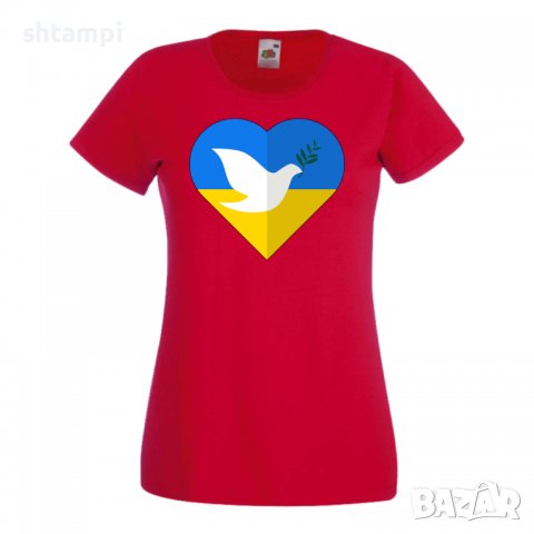 Дамска Тениска Peace In Ukraine 2 спрете войната,подкрепям Укркайна,, снимка 4 - Тениски - 37213393