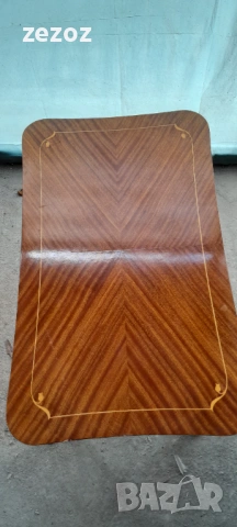 Маса холна с интарзия-№138, снимка 4 - Маси - 53019956