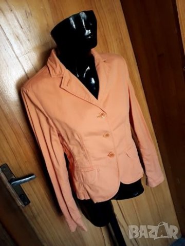 Оранжево сако С/М , снимка 2 - Сака - 14245300