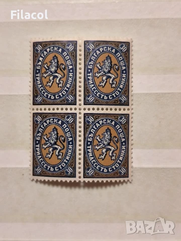 България 1927  Лъвчета каре 30 ст. MNH