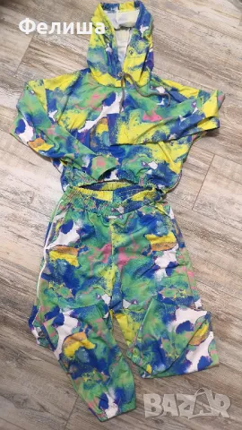  	Супер Яко Спортно Екипче с Цвят Мраморен Ефект , снимка 2 - Спортни екипи - 50185175