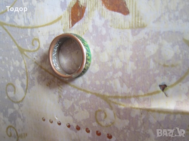 Страхотен пръстен Христина Топмодел емайл , снимка 7 - Пръстени - 27456717