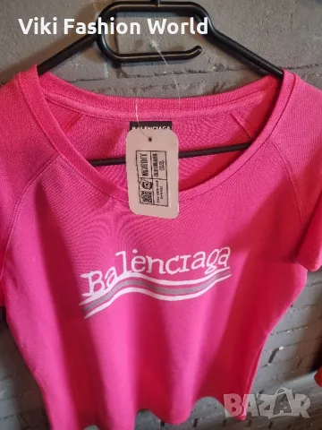 Balenciaga дамска тениска, снимка 3 - Тениски - 47438336