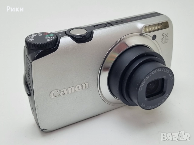 Canon PowerShot A3300 IS 16.0MP Compact Digital Camera Silver, снимка 3 - Фотоапарати - 52729384