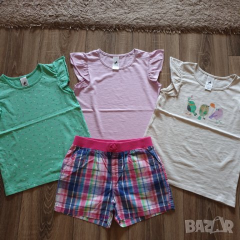 Лот летни дрешки за момиче, размер 128-134, снимка 1 - Детски комплекти - 33462556